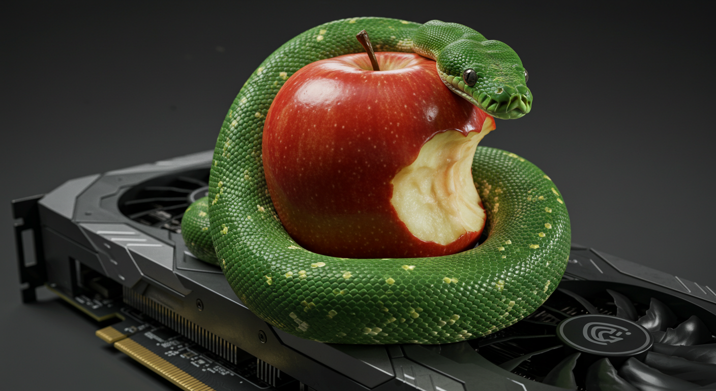 apple and python on a gpu