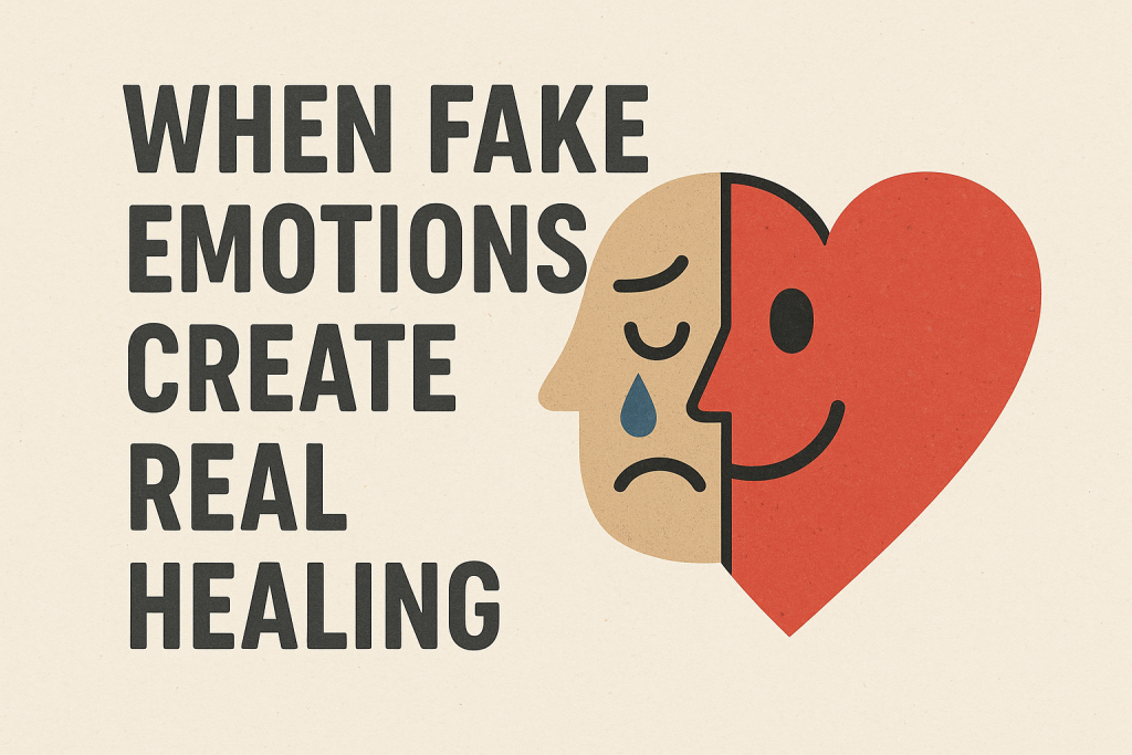 Fake Emotions Create Real Healing